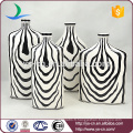 Vase en porcelaine moderne en zèbre-impression pour décoration
